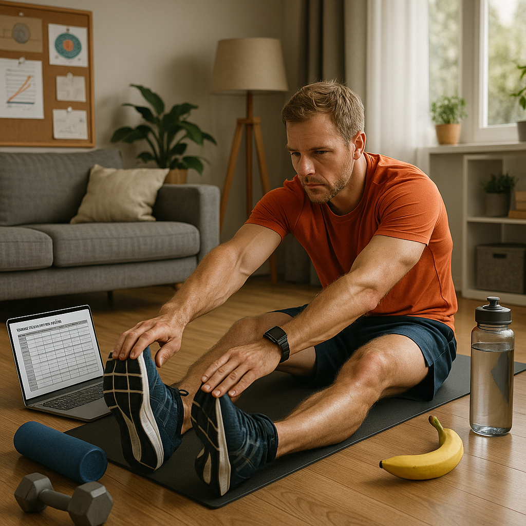 Marathontraining leicht gemacht: Tipps für Erfolg und Gesundheit - Illustration