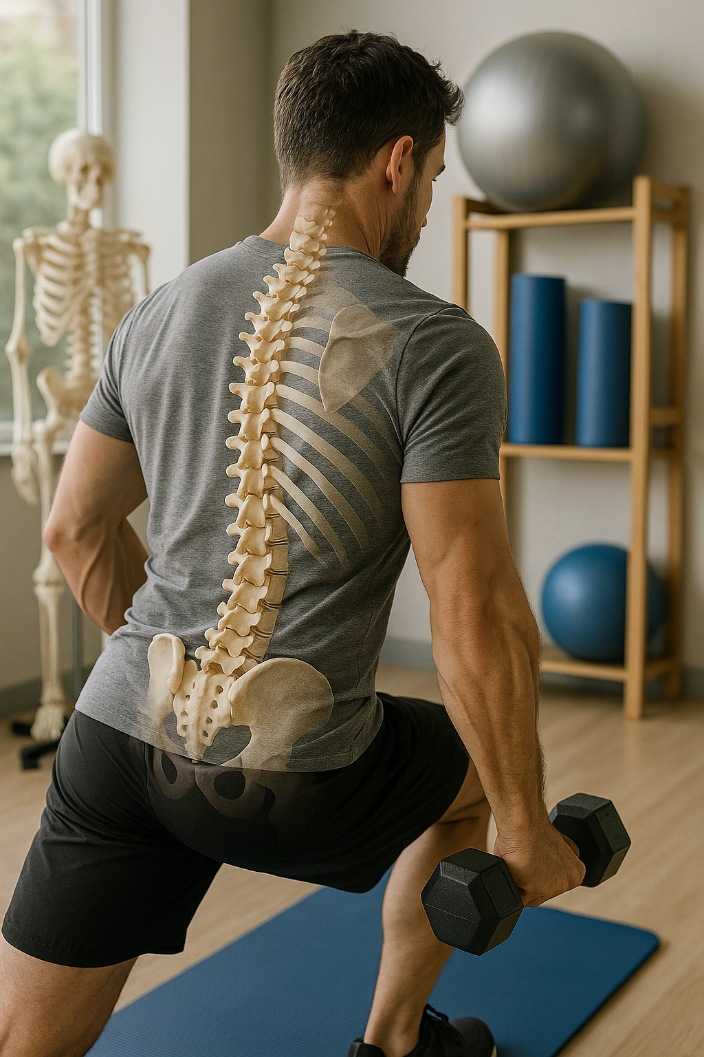 Rückenübungen für eine starke und schmerzfreie Zukunft - Illustration