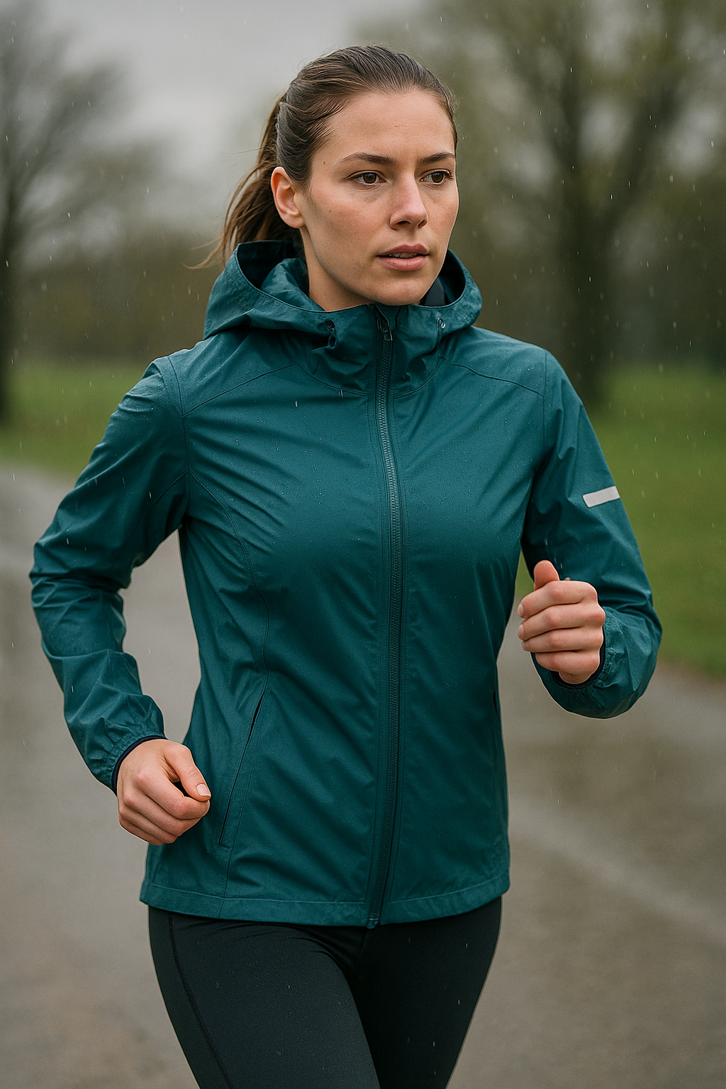 Perfekt für jedes Wetter: die ideale laufjacke für damen entdecken - Illustration