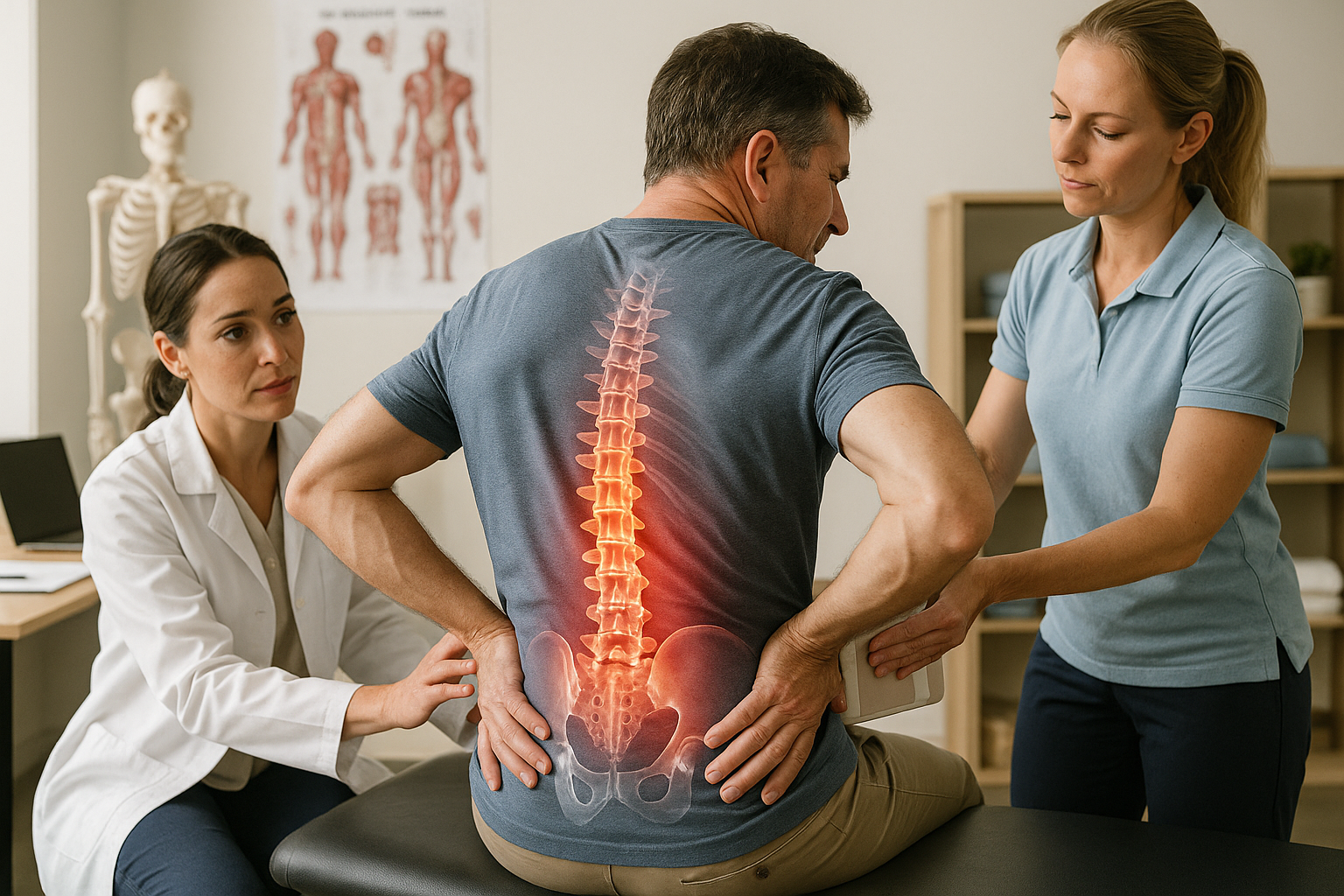 Befreie deinen Rücken: ganzheitliche Therapieansätze gegen Schmerzen - Illustration