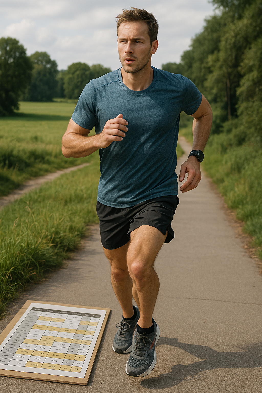 Halbmarathon training leicht gemacht: dein Weg zur Ziellinie ohne Verletzungen - Illustration