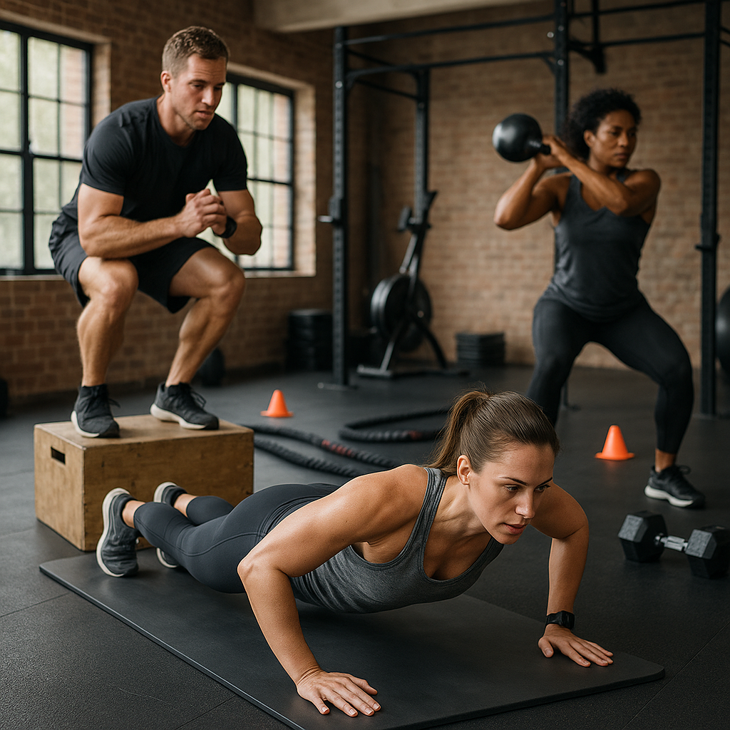 Entdecke die Vorteile von zirkeltraining für deine Fitnessroutine - Illustration