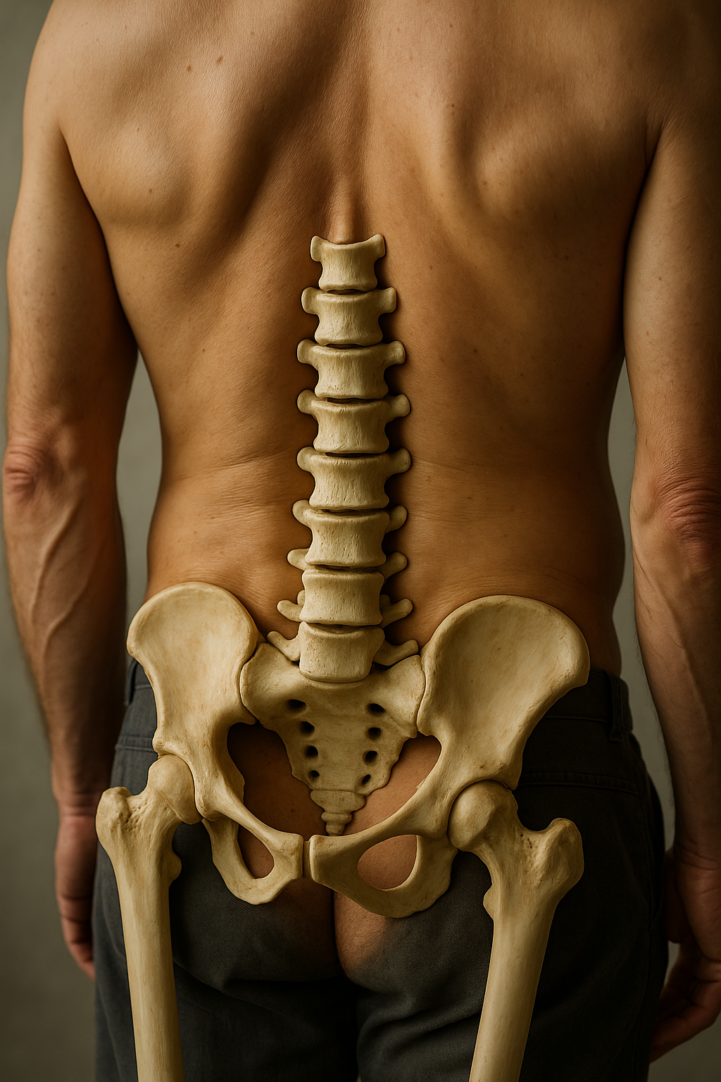 Entdecke die Geheimnisse der Lende: Anatomie und Funktion im Fokus - Illustration