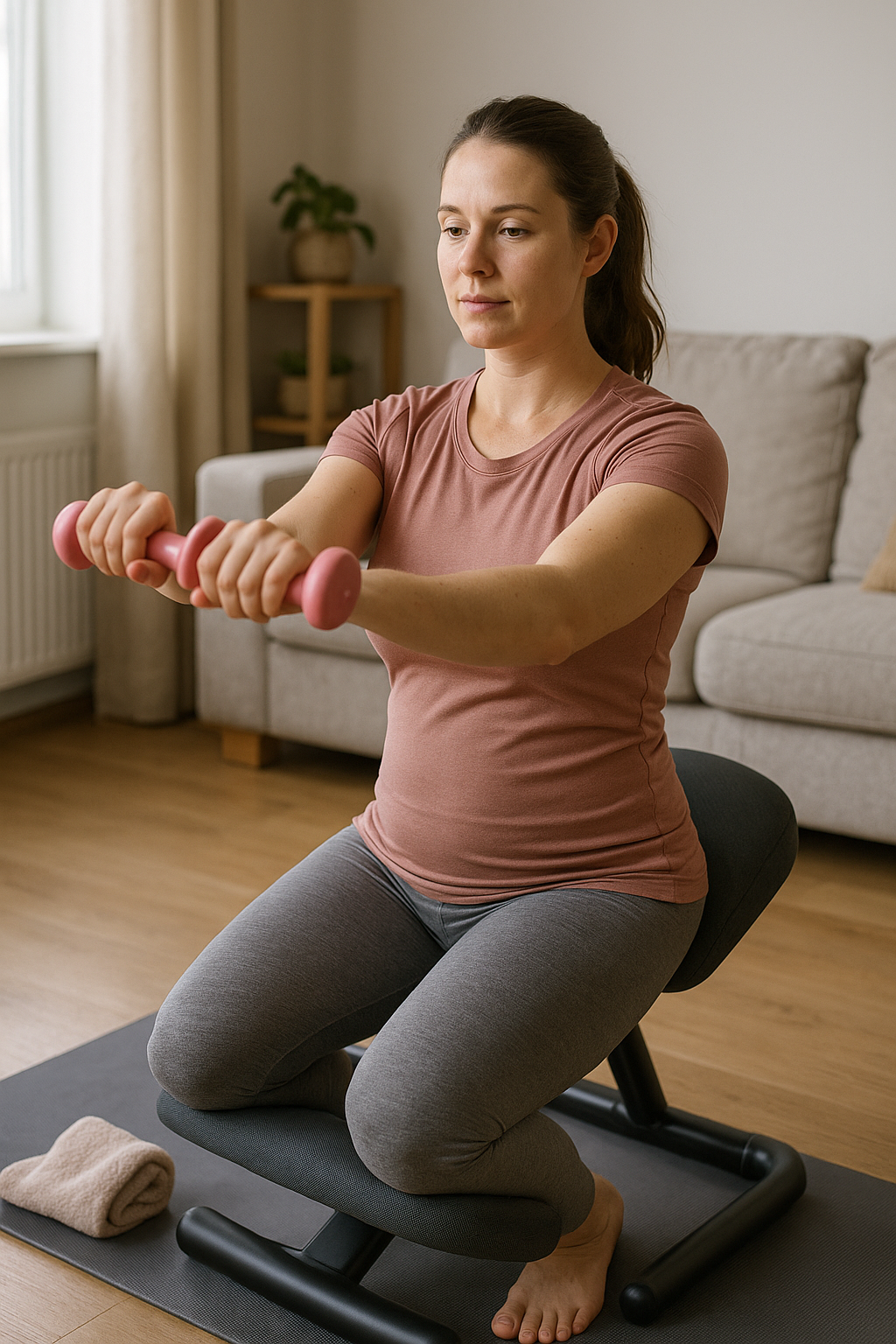Zurück in Bewegung: Sport nach der Geburt sicher und effektiv gestalten - Illustration