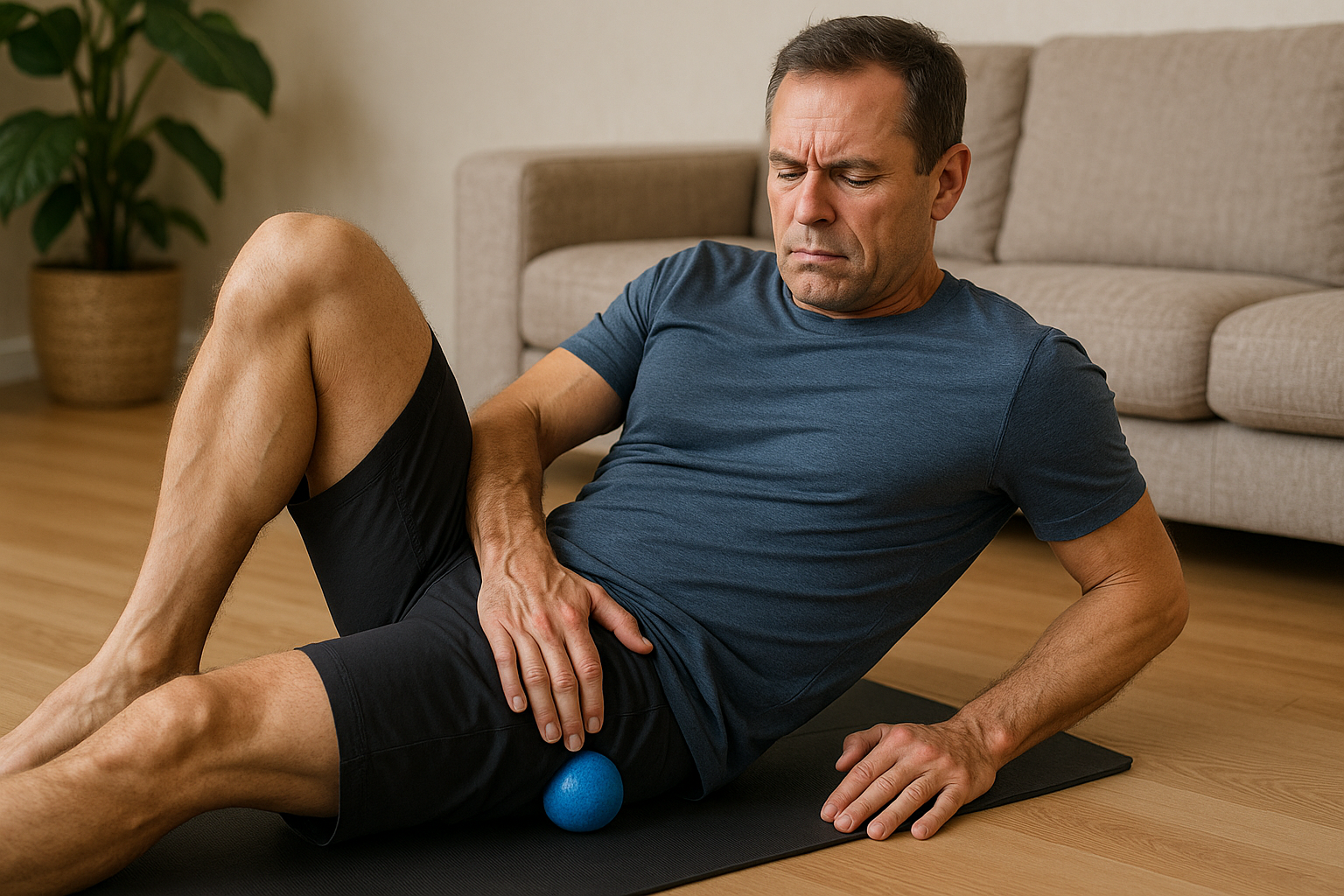 Piriformis-Syndrom: Mit diesen Übungen Schmerzen lindern und Beweglichkeit fördern - Illustration
