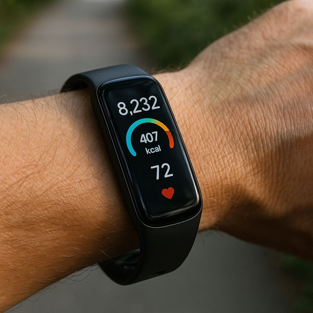Fitness tracker revolution: entdecke die Zukunft deiner Fitnessüberwachung - Illustration