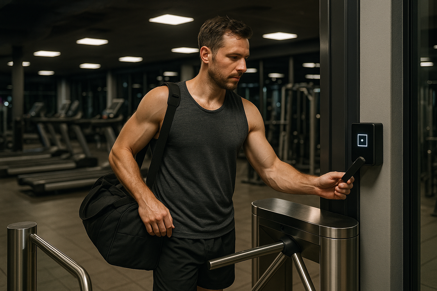 Entdecke die Freiheit des 24/7 fitnessstudio: Flexibilität und Komfort rund um die Uhr - Illustration
