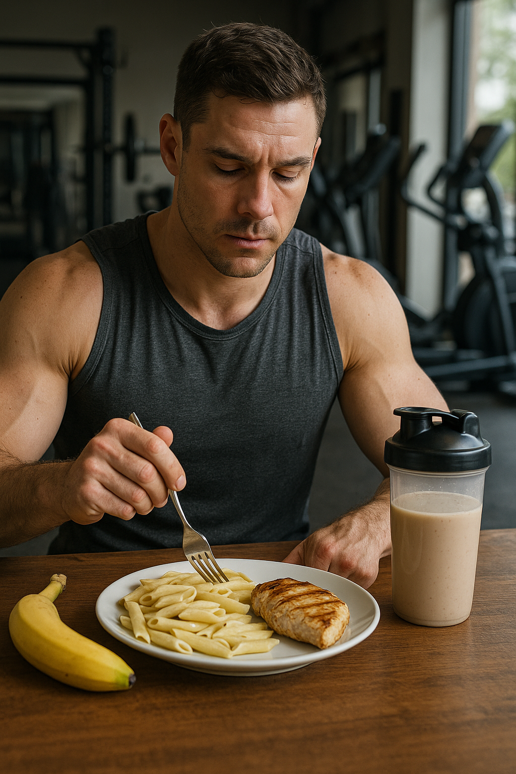 Optimale Energie: die besten Snacks vor dem Training für maximale Leistung - Illustration