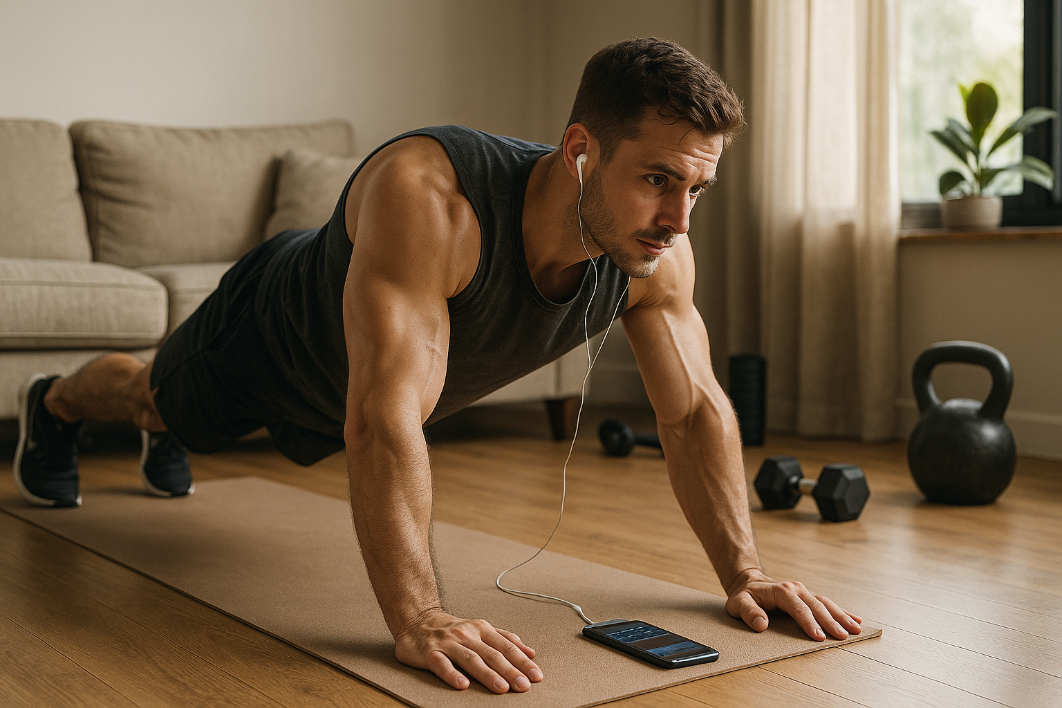 Fitness ohne Fitnessstudio: effektive Übungen für zuhause