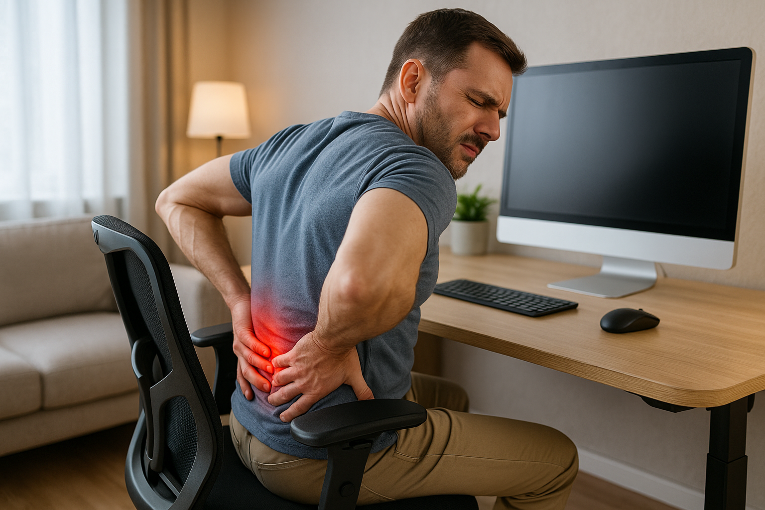 Linderung für schmerzen im rücken und in der lende: ergonomische lösungen entdecken