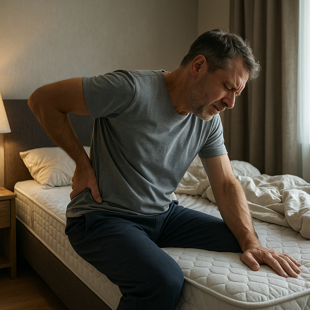 Neue seng gegen morgendliche Rückenschmerzen: finden Sie die perfekte Lösung für Ihren Schlaf - Illustration