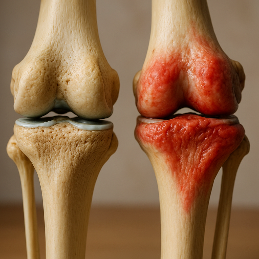 Arthrose oder Arthritis: Verstehen Sie den Unterschied und lindern Sie Ihre Beschwerden - Illustration