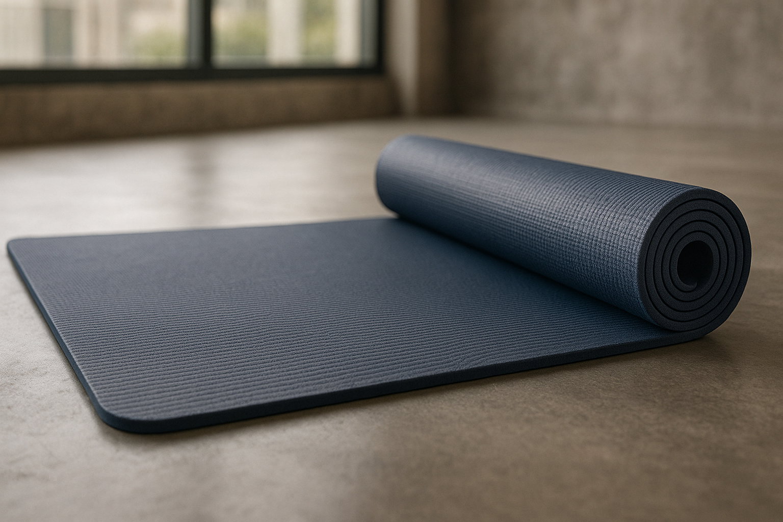 Fitnessmatte für dein Workout: Perfekte Unterstützung für effektives Training - Illustration