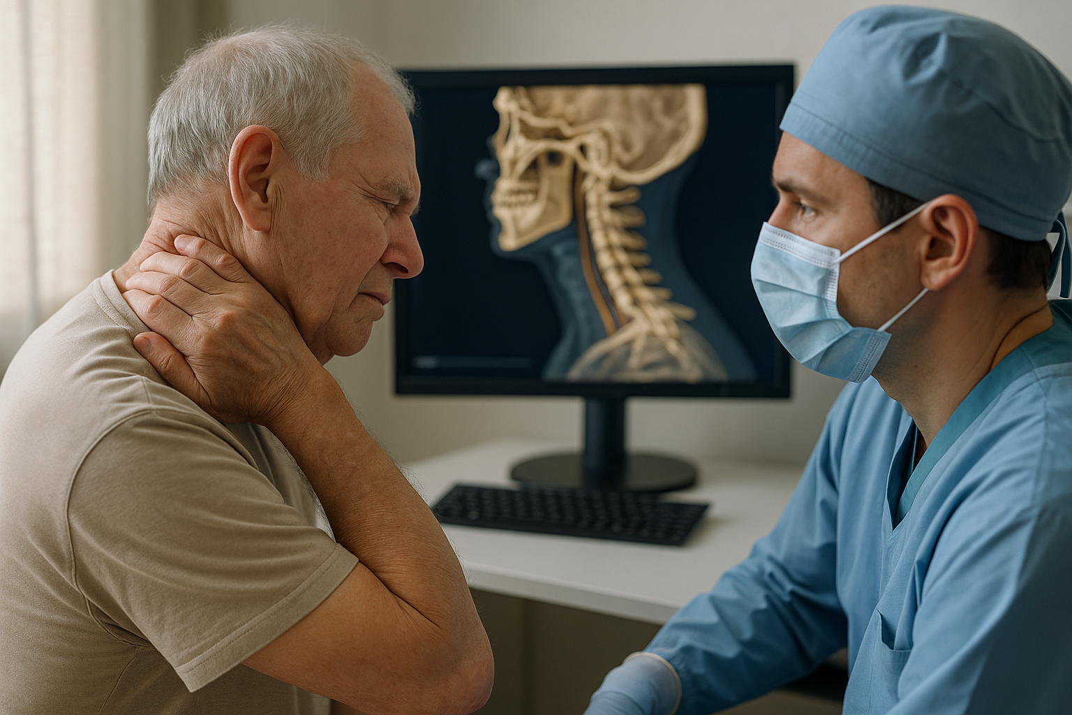 Erleichterung bei spinalstenose der halswirbelsäule: moderne operationstechniken im fokus