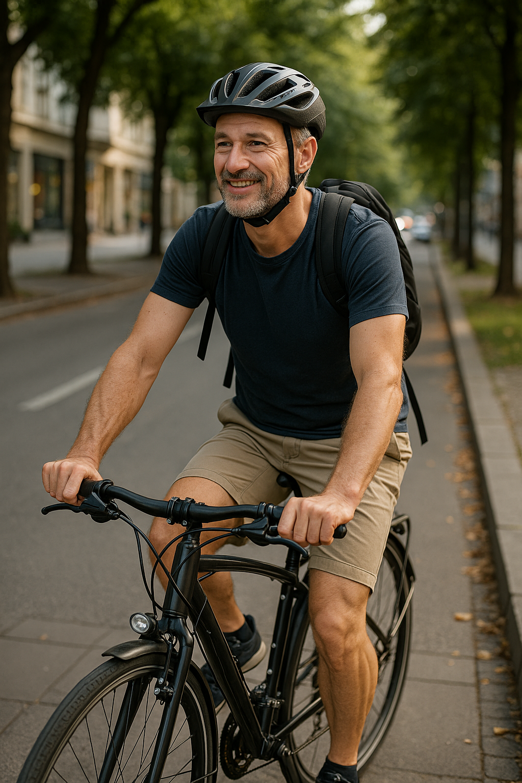 Radfahren für ein gesünderes Leben: wie du mit dem Fahrrad deine Fitness steigern kannst - Illustration