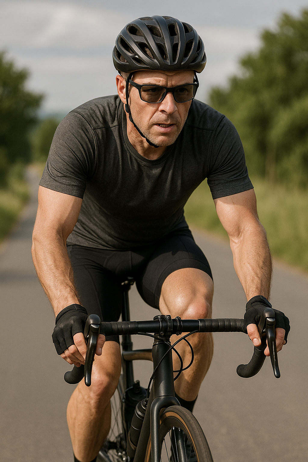 Intervalltraining beim Radfahren: der Weg zu mehr Ausdauer und Fitness ohne Schmerzen - Illustration
