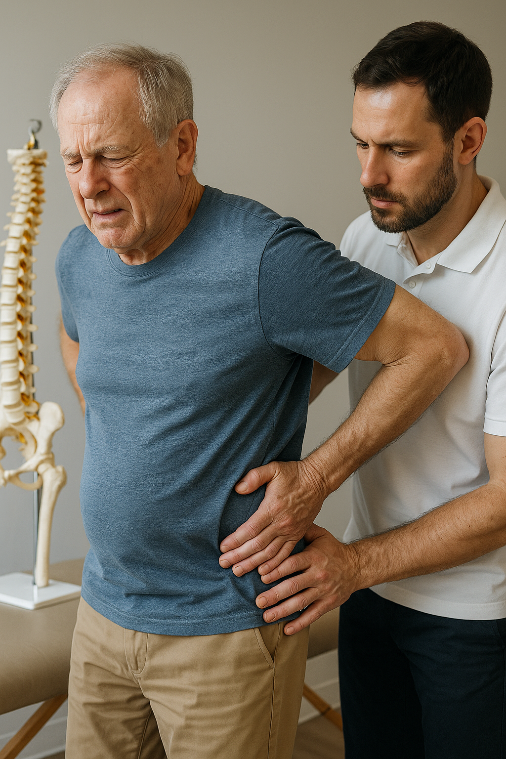 Spinalkanalverengung verstehen und behandeln: Ihr Weg zu einem schmerzfreien Leben - Illustration