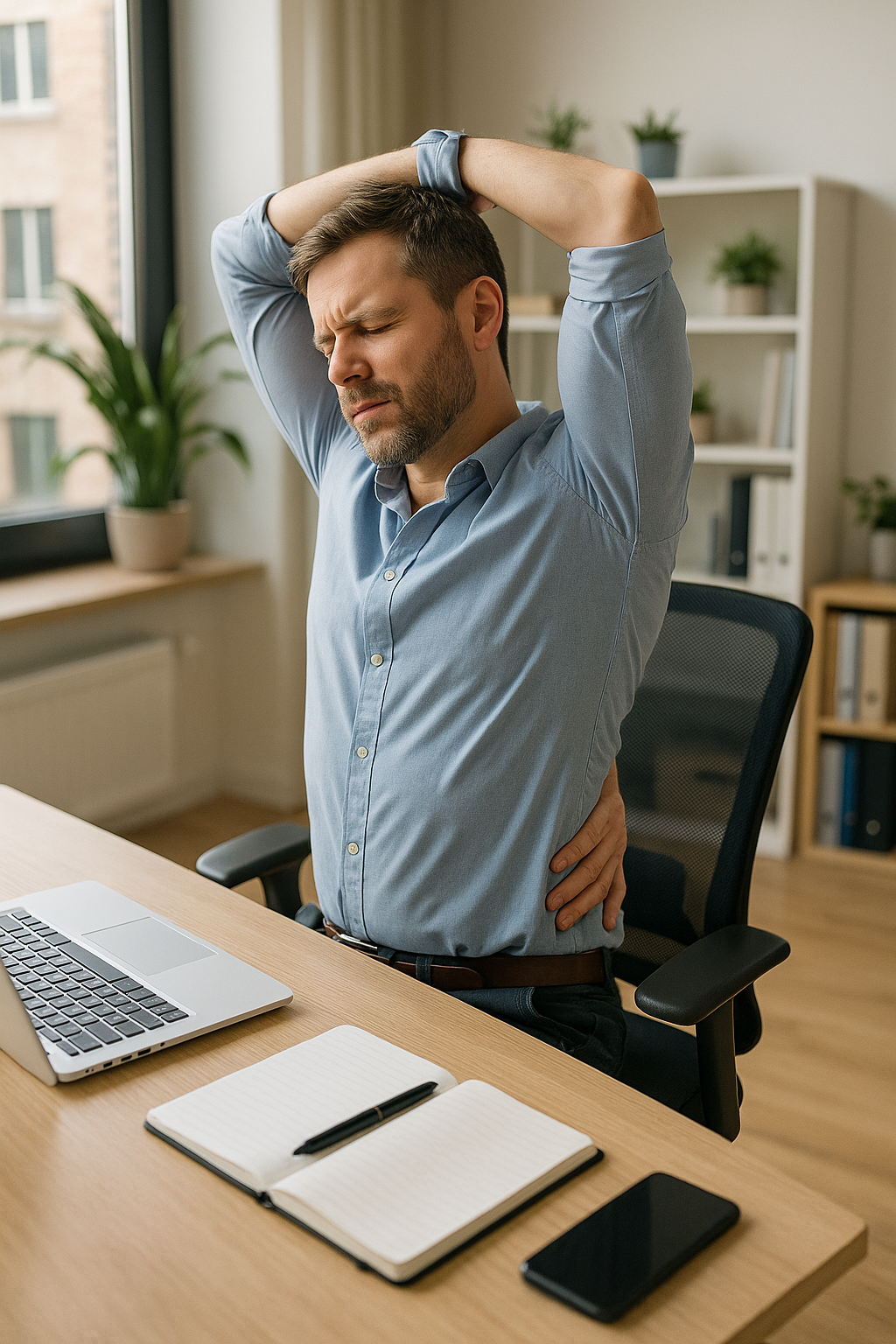 Übungen im Büro: Rückenschmerzen ade mit diesen Übungslesern
