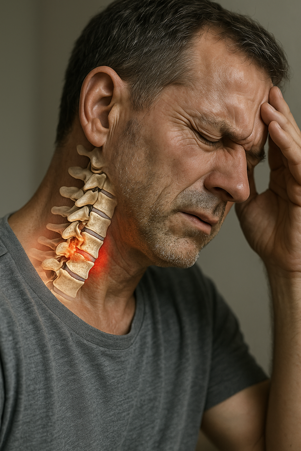 Arthrose in der Halswirbelsäule: wenn Kopfschmerzen zum Alltag gehören