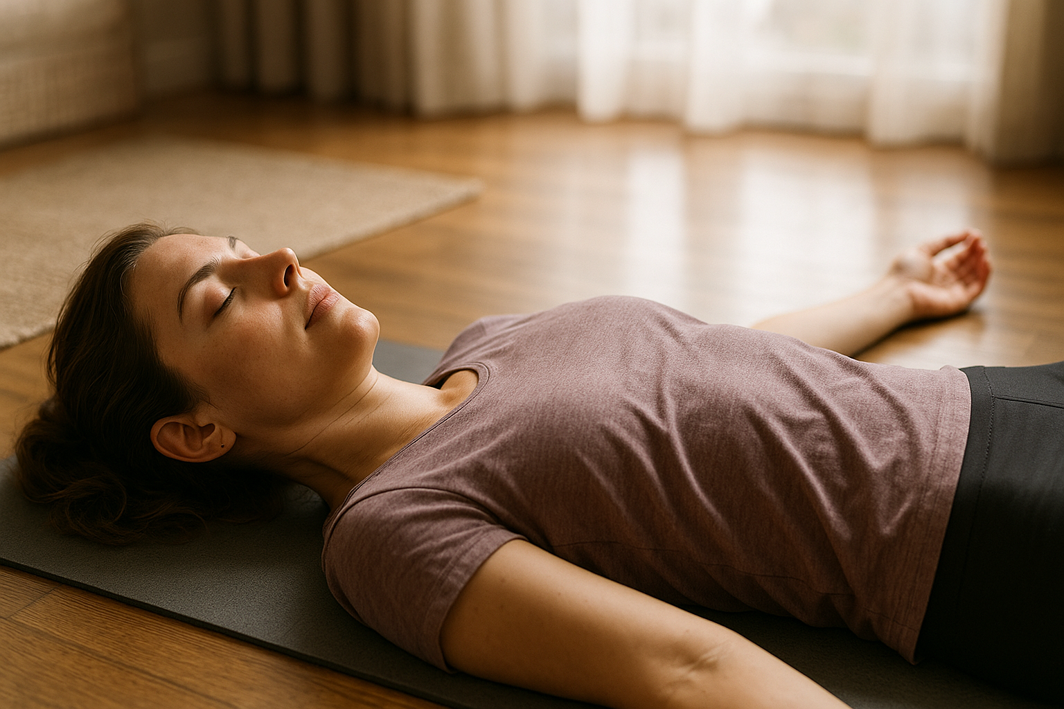 Entdecke die transformative Kraft von yoga nidra für Körper und Geist - Illustration