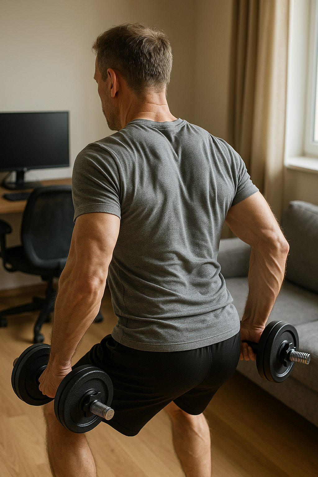 Rückenübungen mit Hanteln: effektive Workouts für Übungsleser, die zu Hause trainieren möchten
