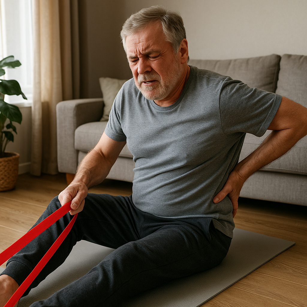 Übungsleser: ischias schmerzen mit gummiband effektiv lindern