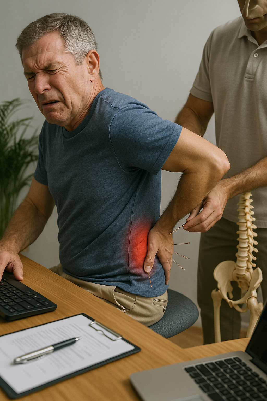 Rückenbehandlung leicht gemacht: So finden Sie die richtige Therapie für Sie - Illustration
