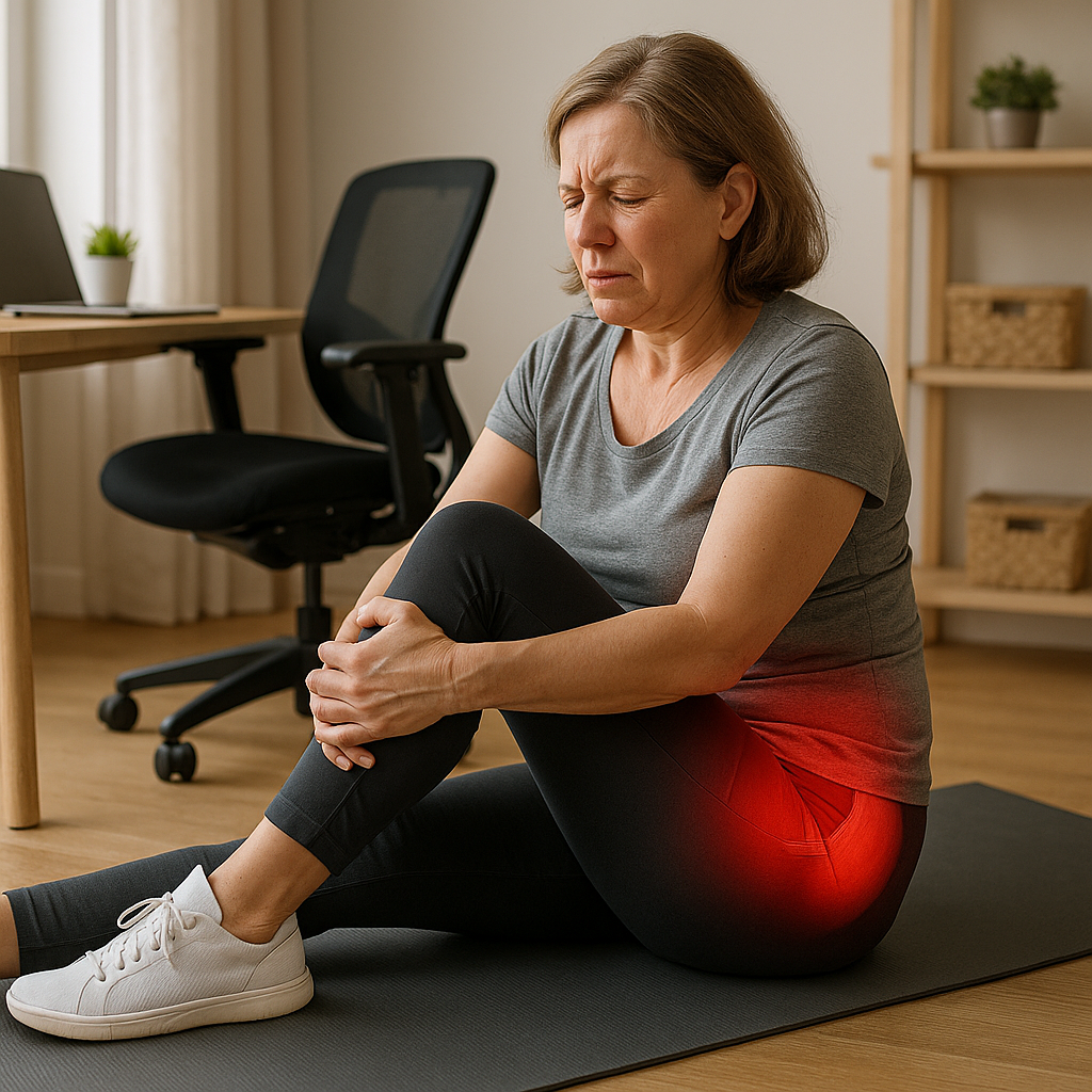 Piriformis-Syndrom: Mit diesen Übungen Schmerzen lindern und Beweglichkeit fördern - Illustration