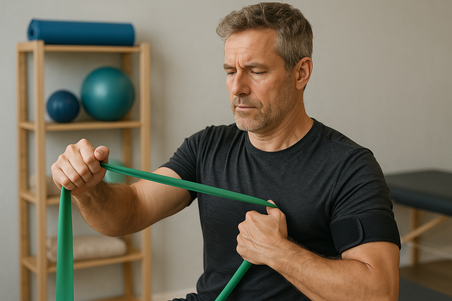 Effektive rotator cuff øvelser für Übungsleser: Schmerzen lindern und Schulter stärken - Illustration