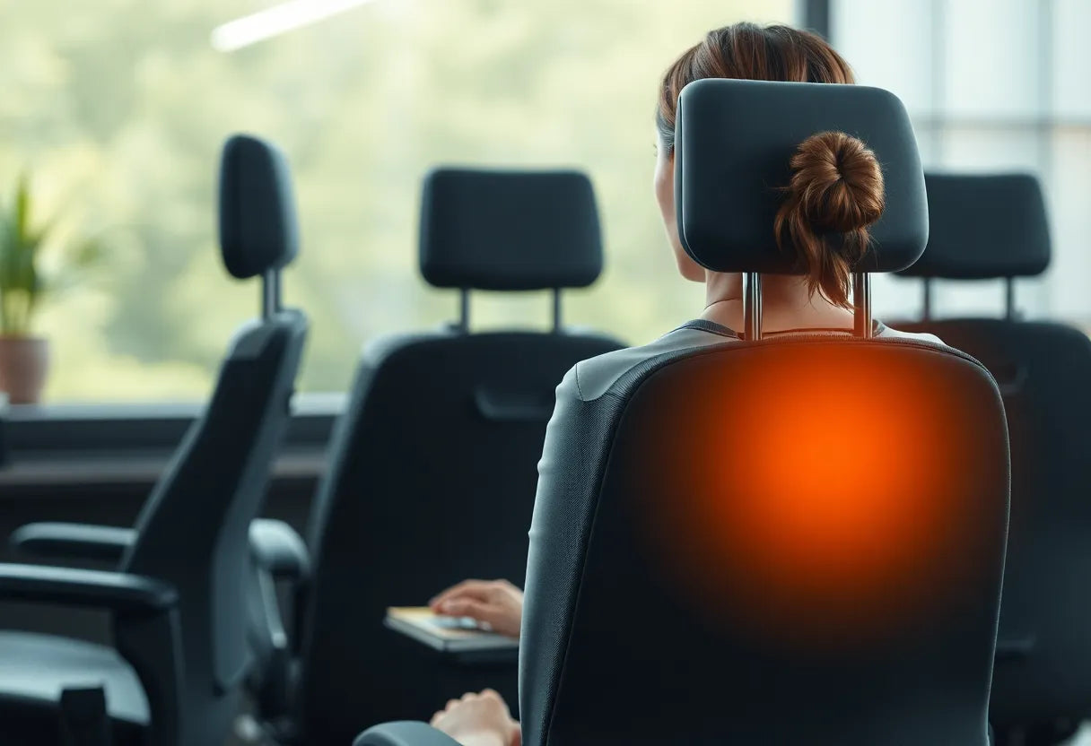 Entdecke die kraft der ergonomischen rückenstütze für ein schmerzfreies leben - Illustration