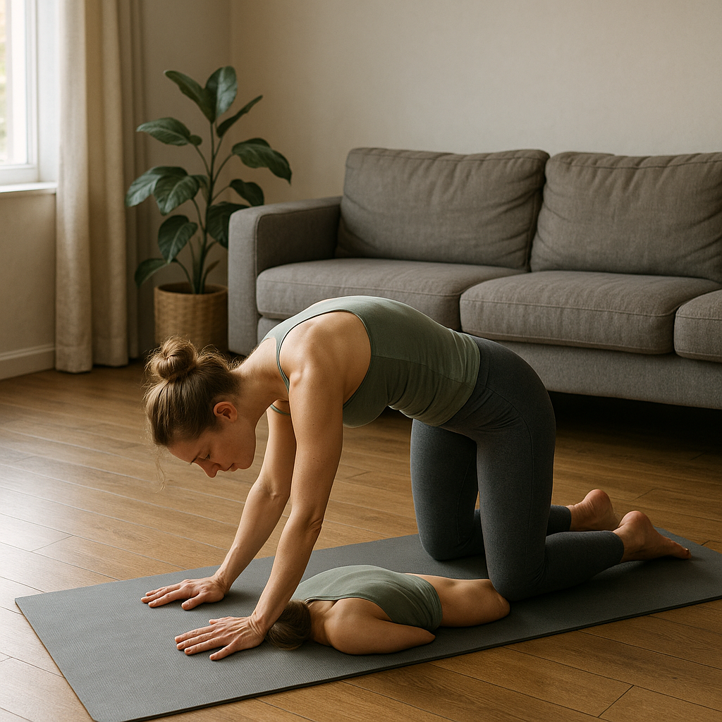 Yoga übungen, die deinen Alltag transformieren - Illustration