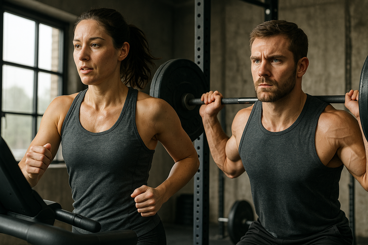 Cardio und krafttraining: die perfekte Kombination für optimale Fitnessergebnisse