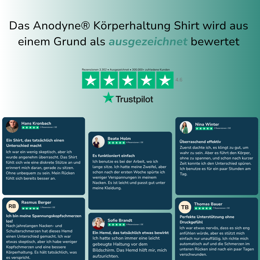 Anodyne® Körperhaltung Shirt - Männer