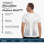 Men's Posture Shirt™ Zipper - Weiß
