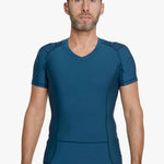 blaues Haltungsshirt für Herren