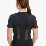  schwarzes Reißverschluss posture shirt zur Haltungskorrektur